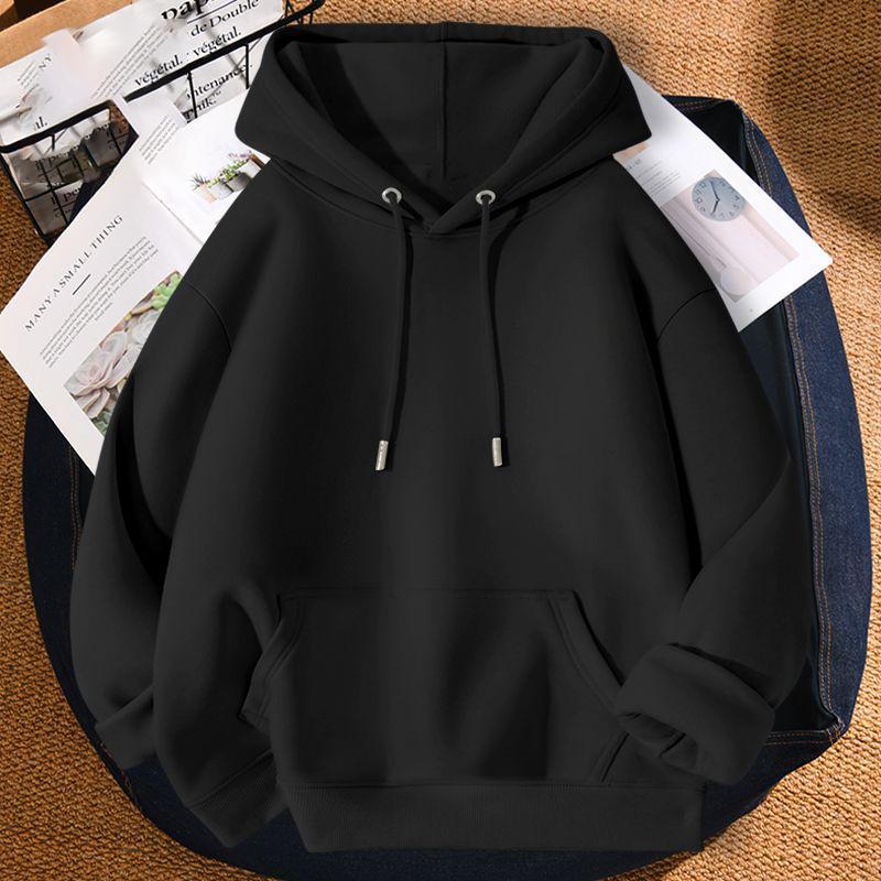 후드 스웨트셔츠 [퓨어 블랙]