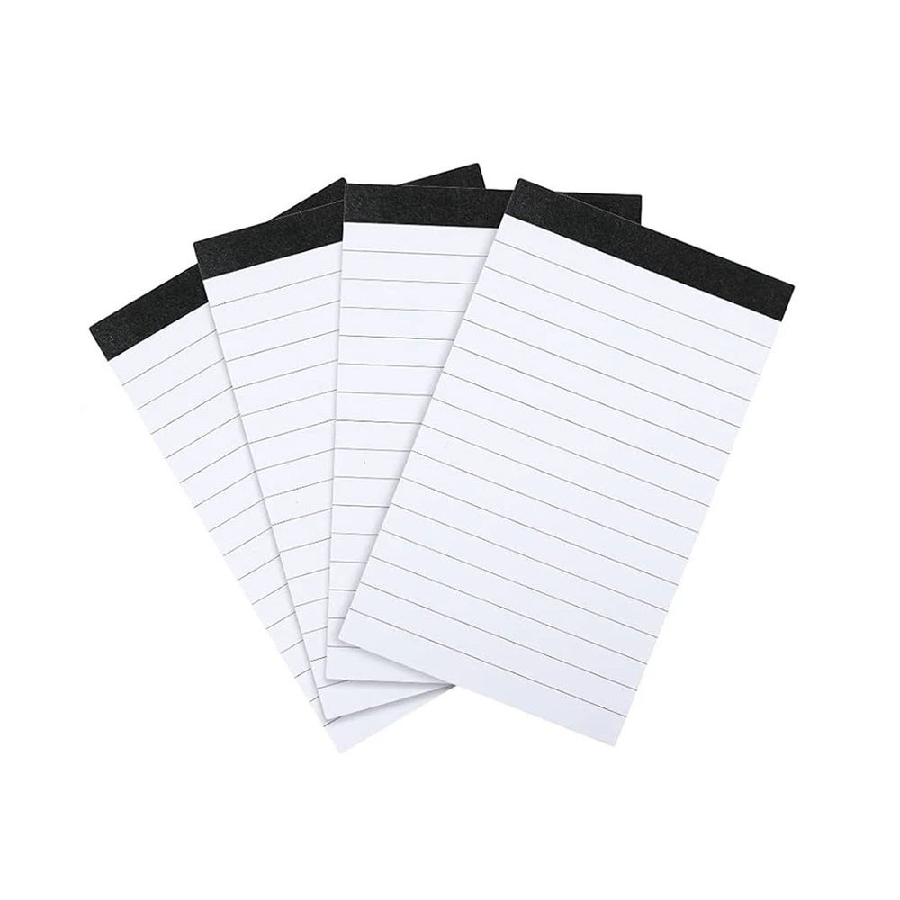 Блокнот Spot A7 3x5 дюймов, портативный небольшой блокнот, 30 листов горизонтальных линий, пустая желтая бумага, можно отслаить