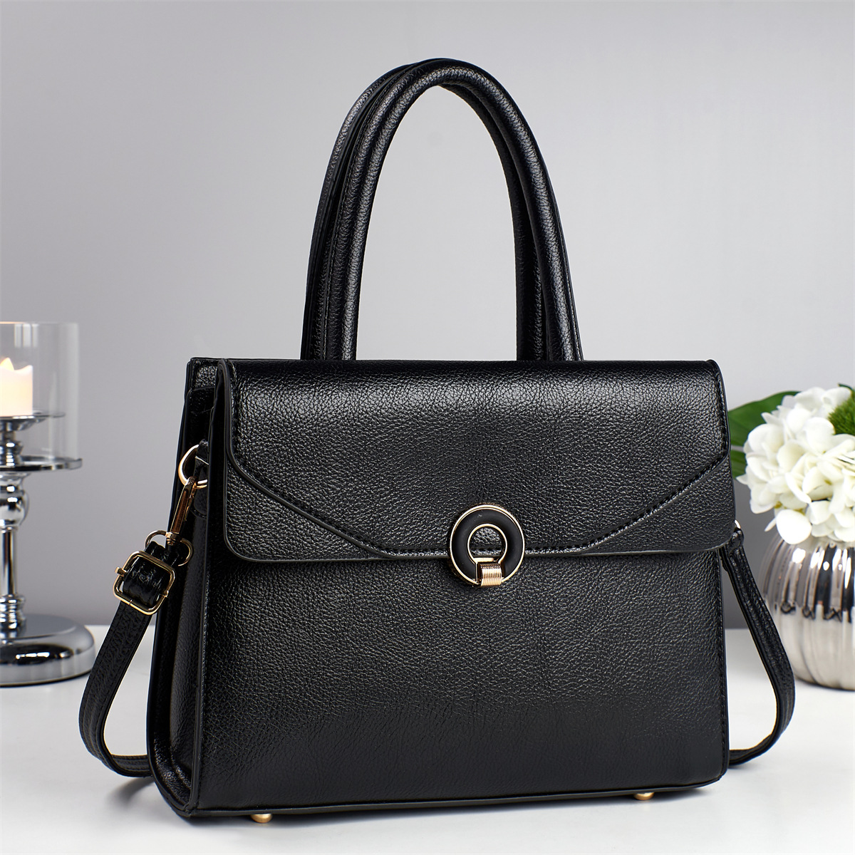 Bolsos de mujer de todo fósforo de moda Bolsos de mensajero de madre de mediana edad de mujer Bolsos de hombro de moda de todo fósforo Bolsos de mujer con textura