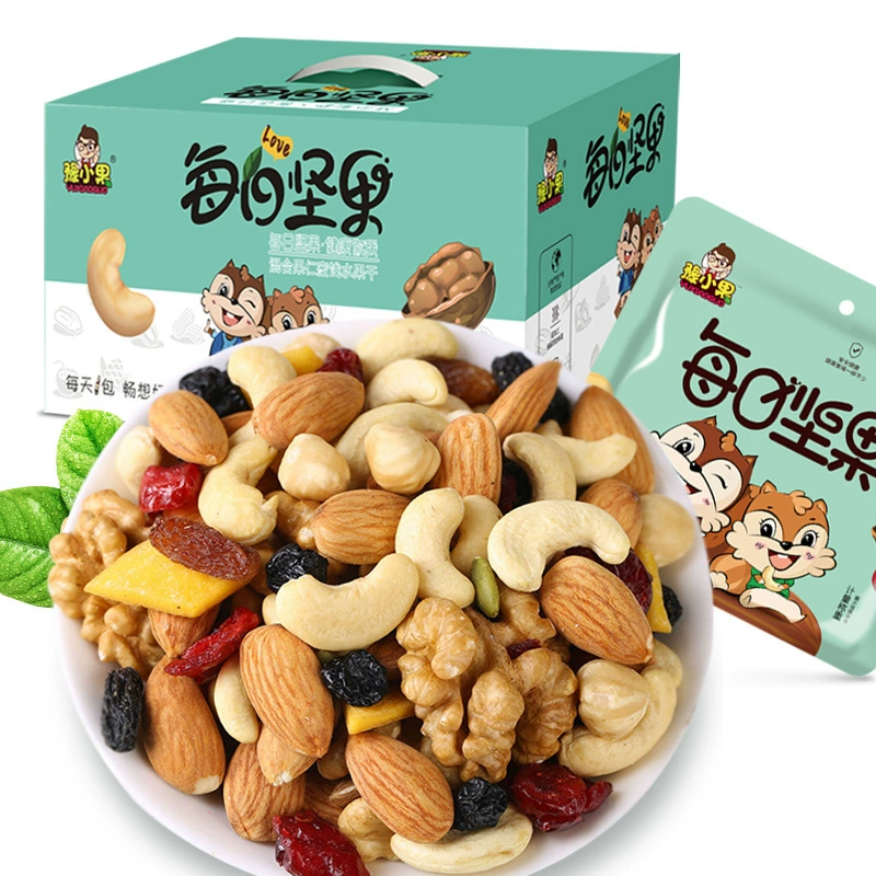 Оптовая Продажа с фабрики питательные, полезные и вкусные ежедневные орехи жареные повседневные закуски, смешанные с сухофруктами жареная пища