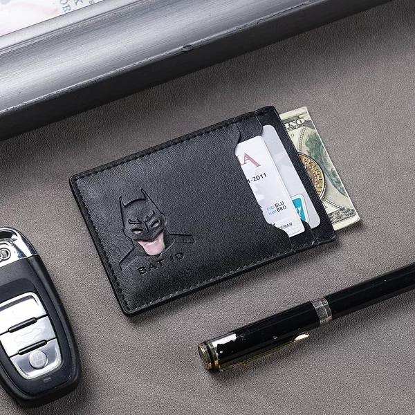 Cross-Border Hero Wallet Men's Embossed Coin Purse Wallet Couple Card Holder Id Storage Card Case Card Holder Coin Purse