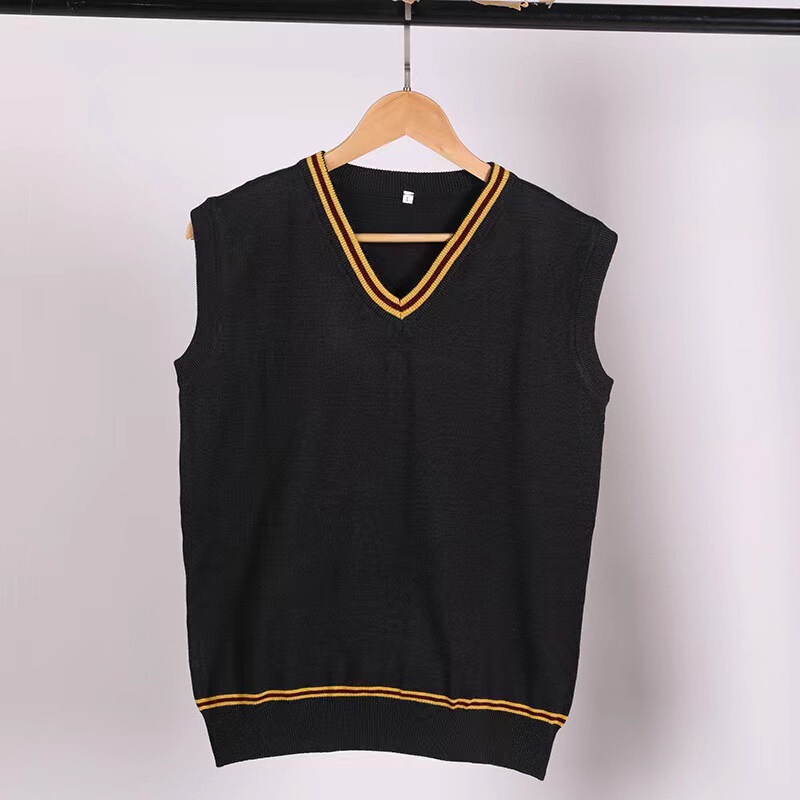 Harry Potter Vest Suit V Neck Sweater Cos Cotton Vest Gryffindor Slytherin