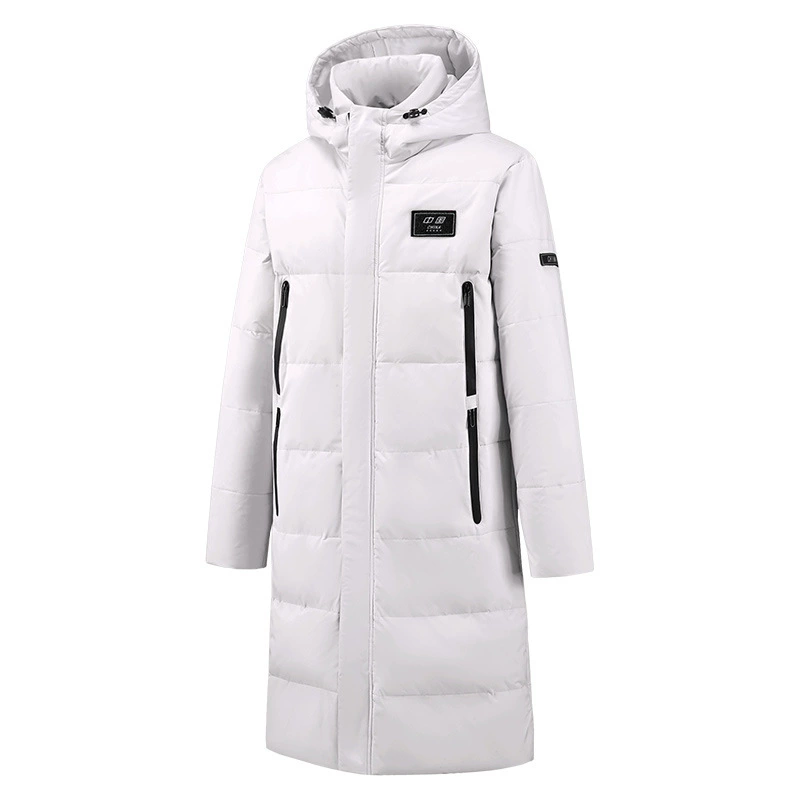 Средне-длинный национальный теплая пуховик может быть открыт для трансграничного бренда прилива на открытом воздухе с капюшоном