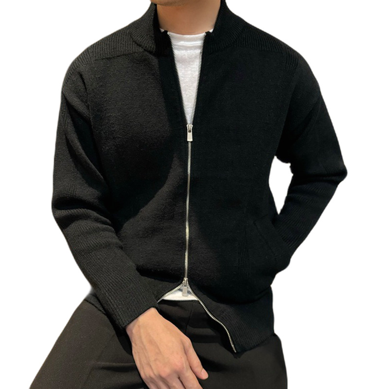 Explosiones transfronterizas de tamaño europeo suéter de punto chaqueta cardigán chaqueta caliente fábrica de negocios al por mayor