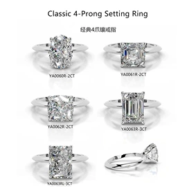 莫桑钻;钻石手饰;合成/培育钻石戒指