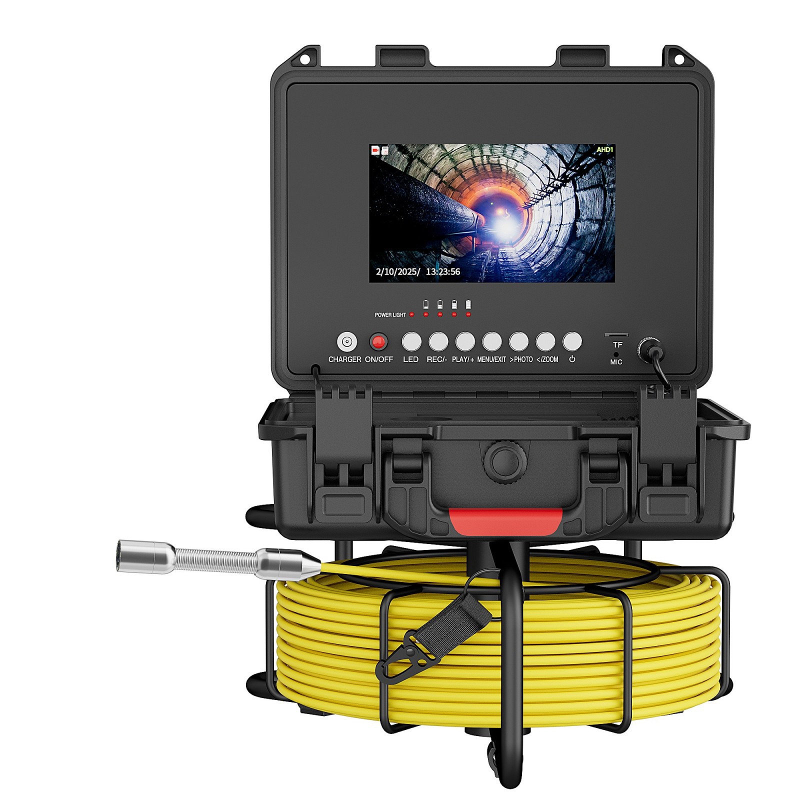 AHD endoscope, 1080P HD, 7 inch, 17-23mm probe
