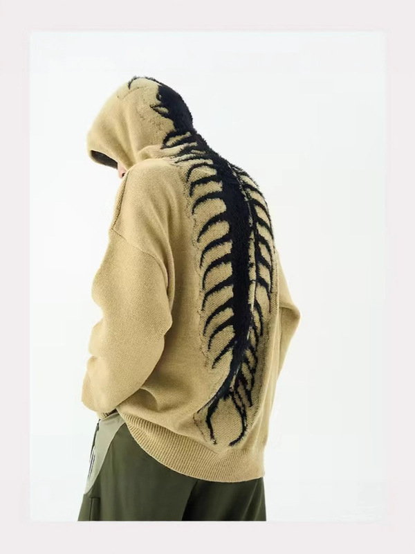 Vibe knit hoodie