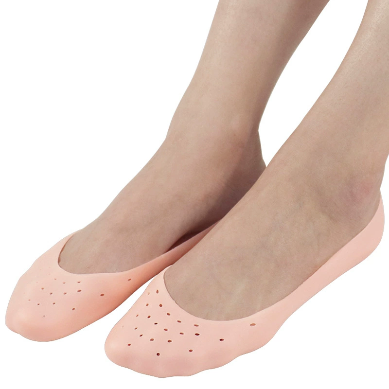 Новые силиконовые дышащие лодочные носки пятки трещины силиконовые отбеливание ног увлажняющие силиконовые носки оптовая продажа с фабрики