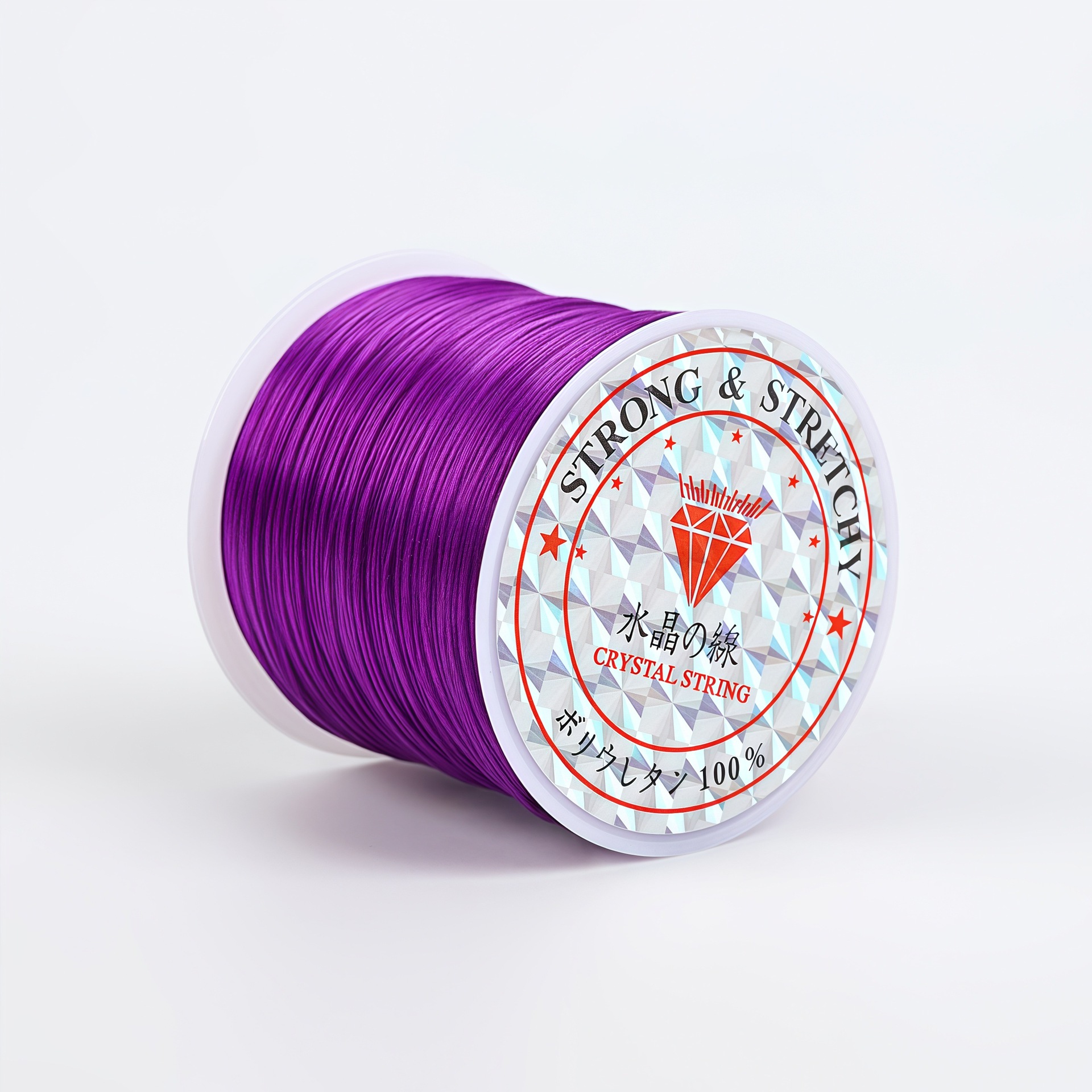Flat elastic thread [purple]