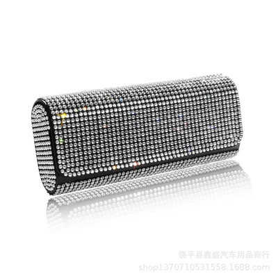 Women's Car Glasses Case, Sun Car Glasses Clip/Bill Clip