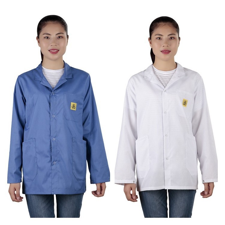 源头批发食品医药无尘工作服电子车间精密仪器PCBSMT厂防尘洁净服