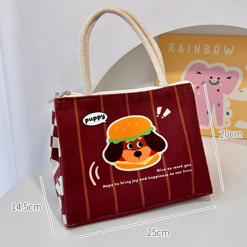 Bonita bolsa de almuerzo de aislamiento, bolsa de almuerzo de oficina, bolsas de almuerzo, bolsas de desayuno de bocadillos, bolsas de comidas portátiles