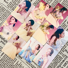 趙露思鐳射小卡55張盒裝寫真劇照周邊拍立得自拍卡閃卡自印lomo卡