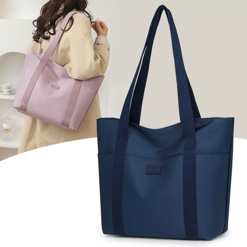 Bolso Oxford impermeable transfronterizo simple bolso clásico bolso de comercio exterior bolso de mujer de estilo perezoso de gran capacidad