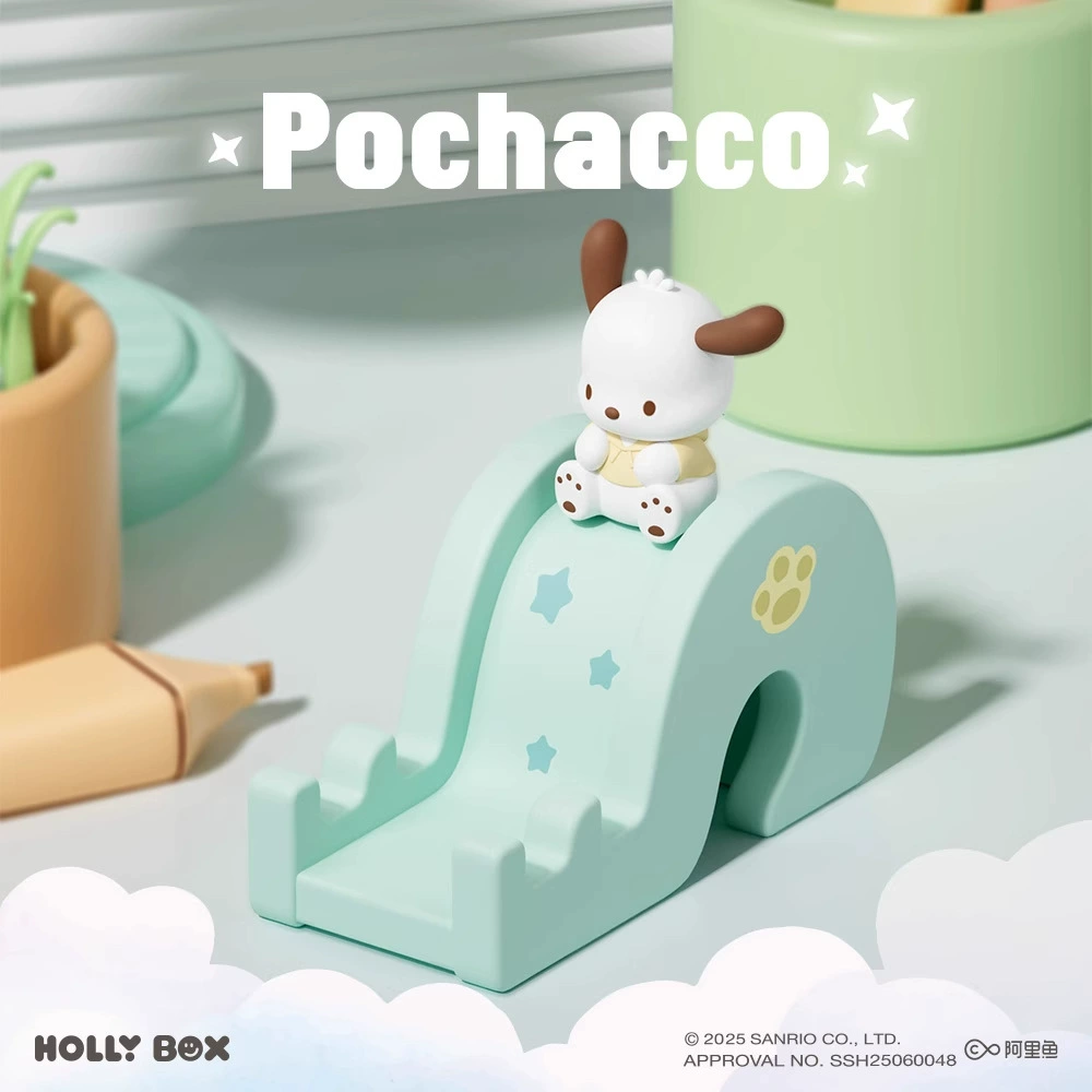 Подставка-горка для телефона (Sanrio) Kuromi Hello Kitty My Melody Cinnamoroll — фигурка-сюрприз