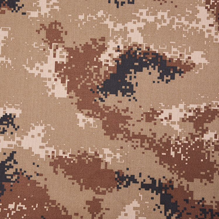 Nuevo diseño precio al por mayor jersey tejido uniforme impresión Tc poliéster / algodón tela de camuflaje