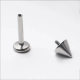 F-136 titanium puncture jewelry inner tooth thread lip nail devil nail lip nail tapered different ear nail accessories manufacturers wholesale