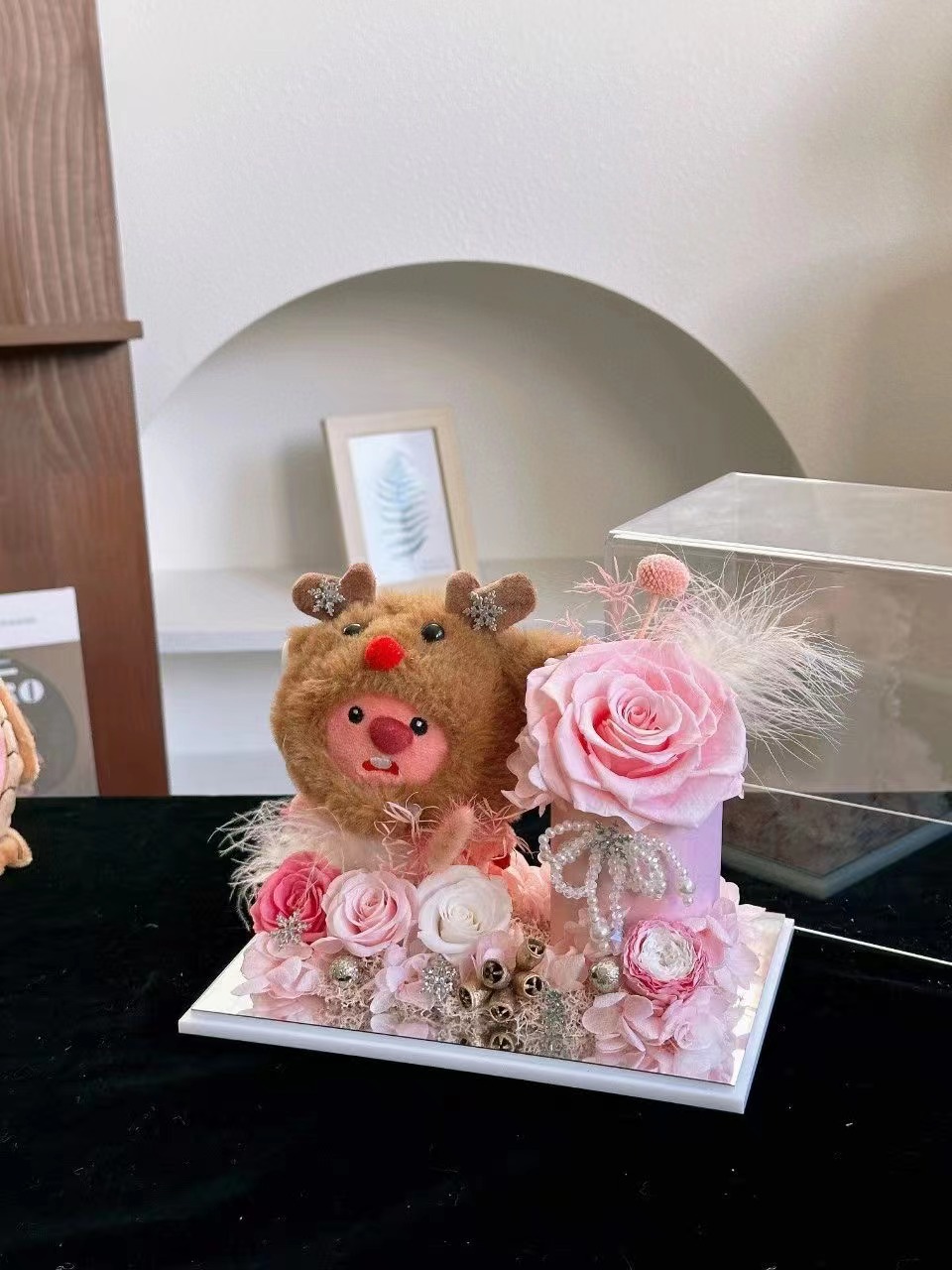 엘크 모자 루비 21*14*16.4