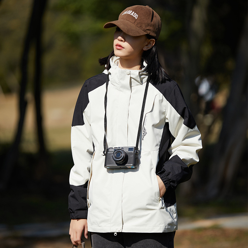 여성-흰색과 검은 색 (3 대 1 밍크 벨벳 라이너)