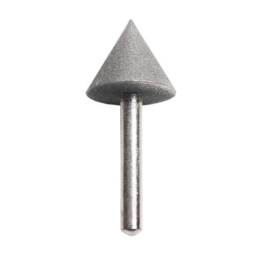 Conical diamond grinding head 3mm glass jade polishing head chamfering trimming umbrella-shaped 6-handle diamond grinding head