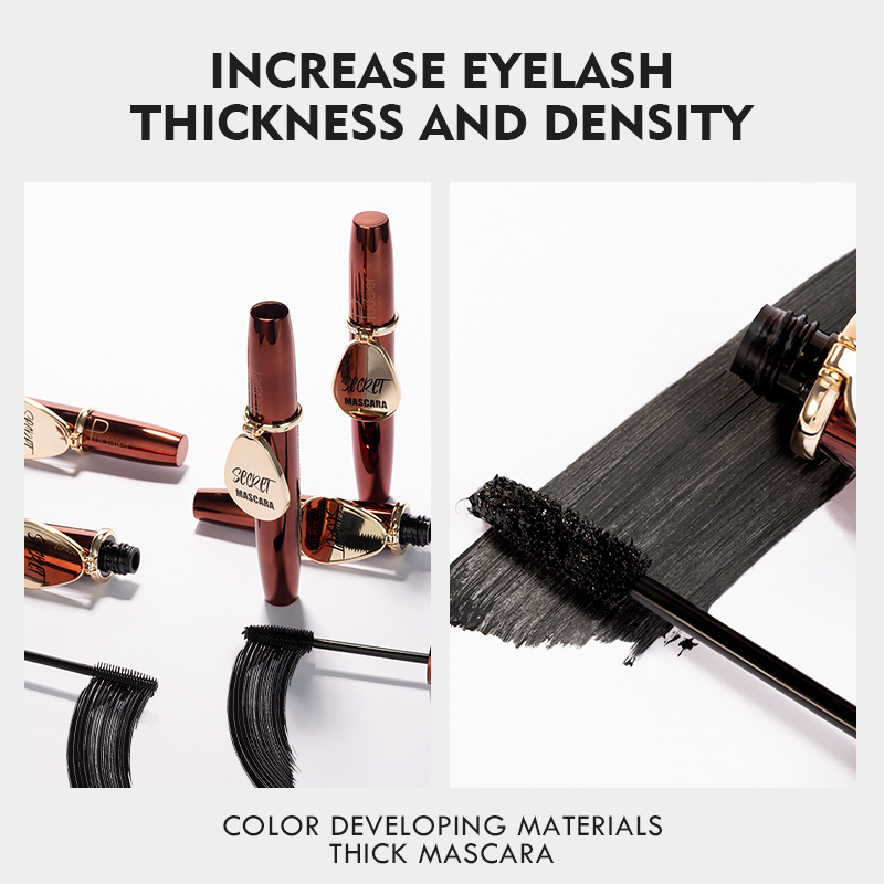 Pudaier styling mascara waterproof slender thick curl 4D eye black_voghion.com