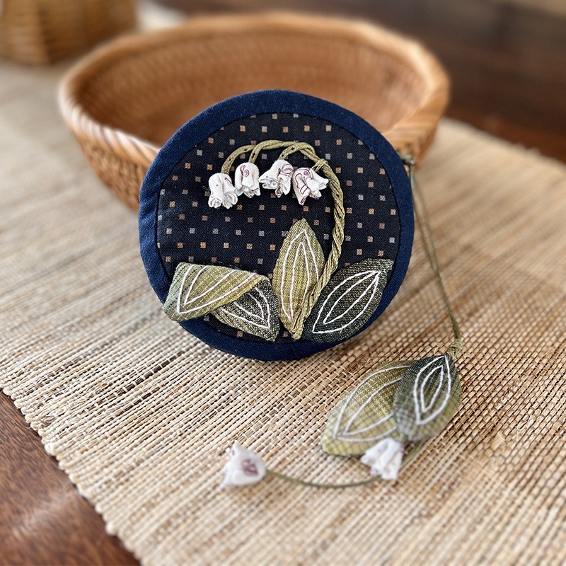 Bolsas de tela de arco de lujo bordadas a mano bolsas de tela navy bolsas de regalo para novias