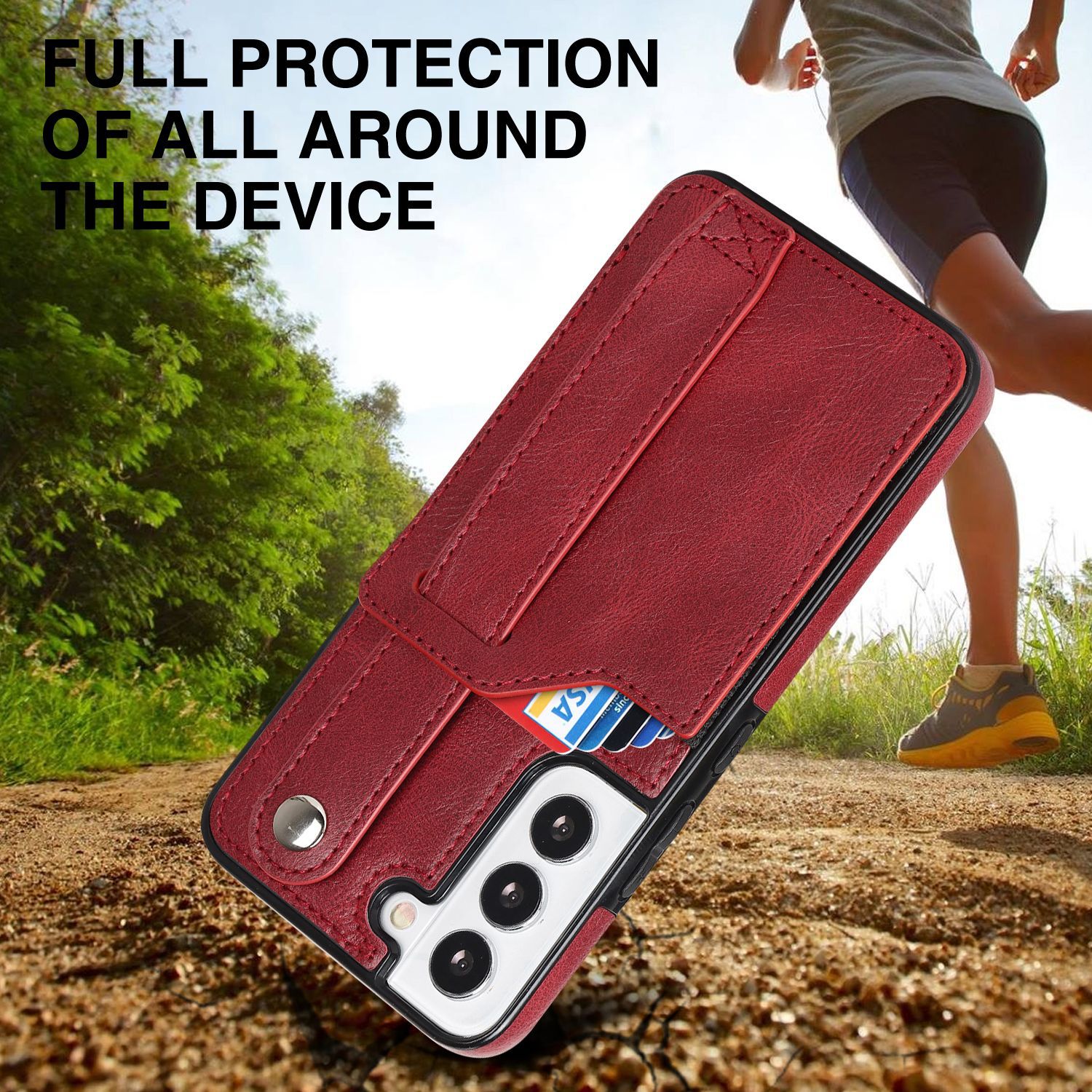 Handyhülle Für Samsung A53 Mit Armband Und Kartenfach Aus Leder_voghion.com