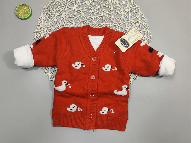 레드 리틀 덕 가디건