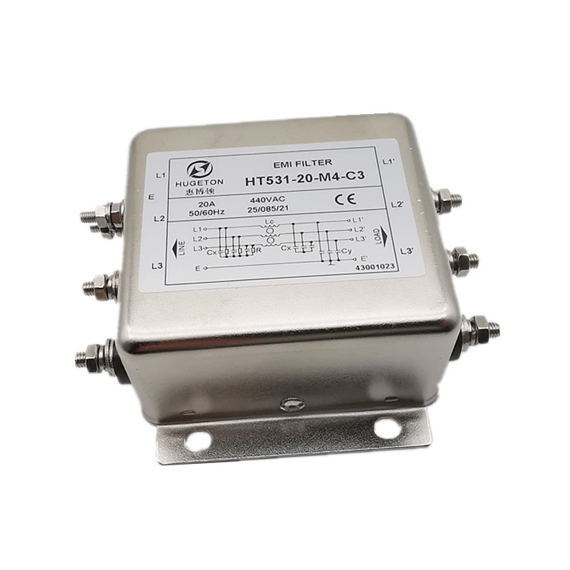 HUGETON惠博顿三相滤波器HT531-20-M4-C3 L8系列抗干扰电源滤波器