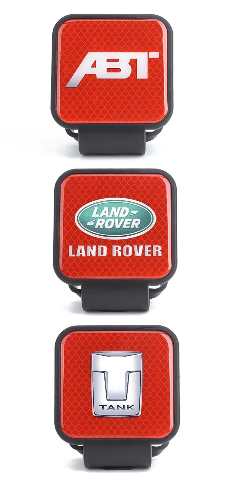 Cross-Border Car Modification Parts: Dust Cover for Trailer Hitch, Square Port Protective Cover, 2-Inch 51mm Towing Cover