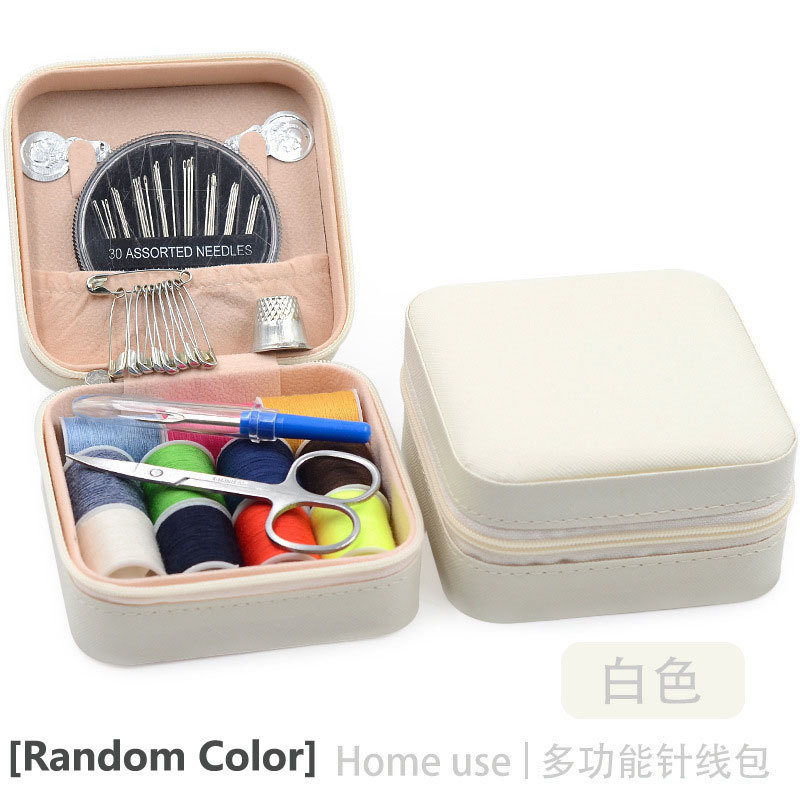 Kit de caja de aguja transfronteriza herramienta de coser doméstica aguja de coser de viaje portátil aguja de coser paquete de 27 piezas