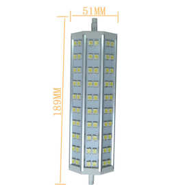 亚马逊热销led R7S 15W调光5050贴片72灯珠横插灯200度发光ce认证