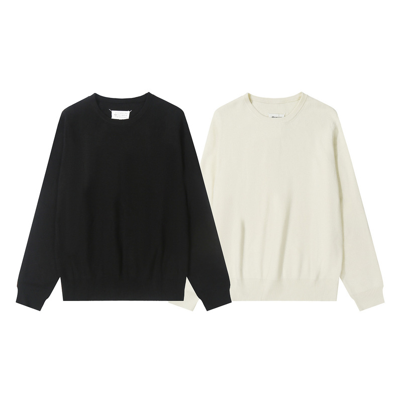 Cross-Border Maisonmargiela High-Quality Round Neck Knitwear Jacket Loose Wool Knitwear Dropshipping