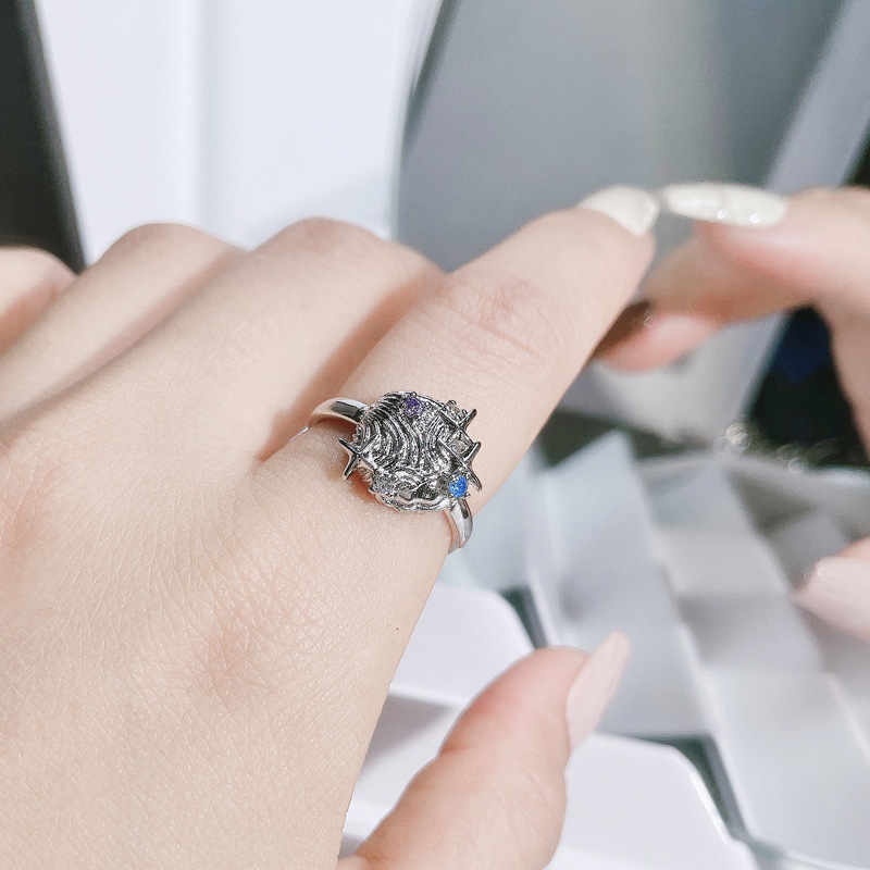 10g Weight Zircon Inlay Material Open Rings Classification Adjustable Ring Size 1 Piece Quantity Daily, Street Occasion Copper Material Star, Heart Shape, Butterfly Pattern Women's Gender Plating, Inlay Design IG Style, Cool Style Style Wholesale IG Style Cool Style Star Heart Shape Butterfly Copper Plating Inlay Zircon Open Rings 4