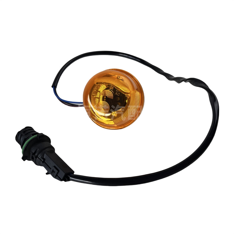 [Productos premium] Aplicable a Mercedes-Benz AXOR camión 1840 lámpara de parachoques lámpara de neumáticos ATEGO pequeña lámpara circular 9