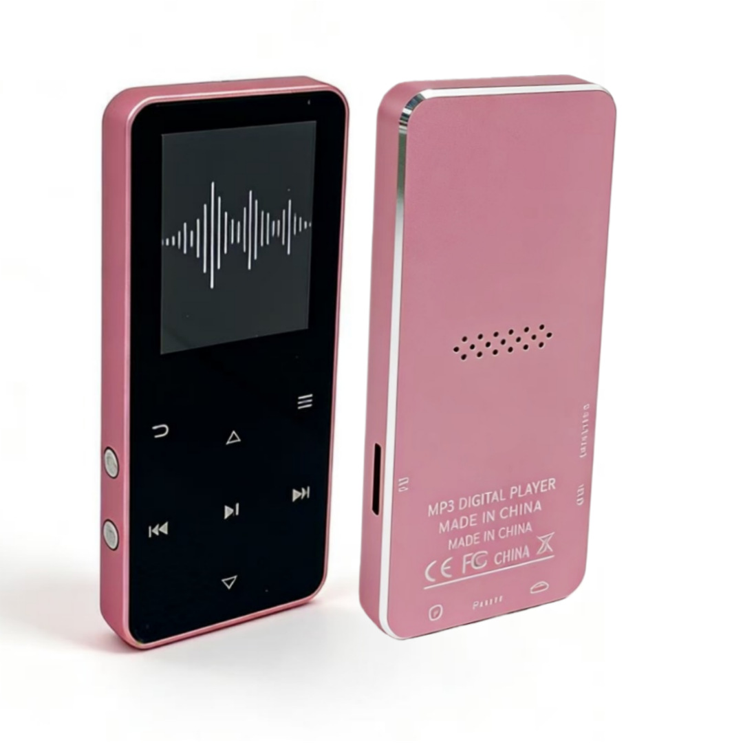 Comercio exterior metal Bluetooth MP3 estudiante Walkman MP4 reproductor de música sin pérdidas pantalla táctil grabación insertar la tarjeta