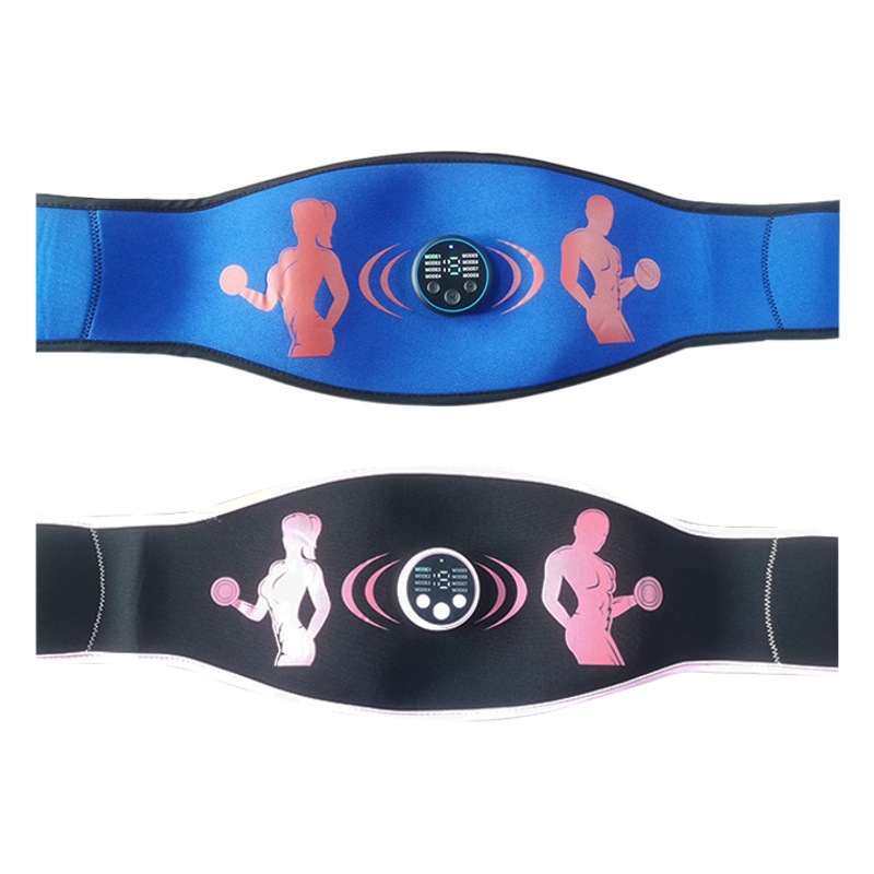 Nueva fitness inteligente cinturón de masaje pantalla de carga abdominal negro tecnología abdominal entrenamiento muscular cintura masajeador