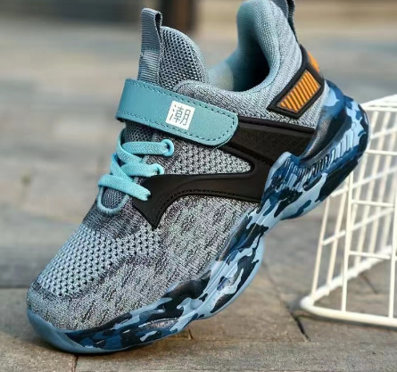 Children's Sports Shoes for Boys - Middle School Style, Spring Mesh, 2025, Breathable and Casual