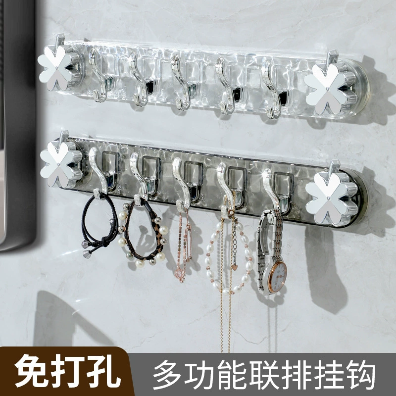 Длинный ряд крючков для присоски без перфорации