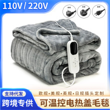 110v220v美英欧规电热盖毛毯温控暖身发热盖毯零磁场碳纤维远红外