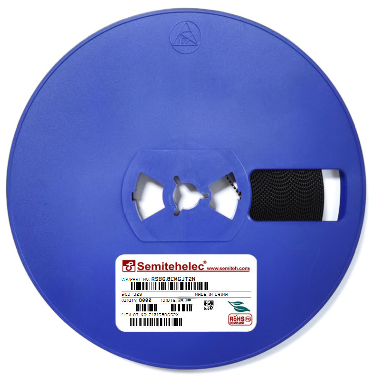 RSB6.8CMGJT2N ESD静电保护二极管 SOD-923 SEMITEH 全新原装正品
