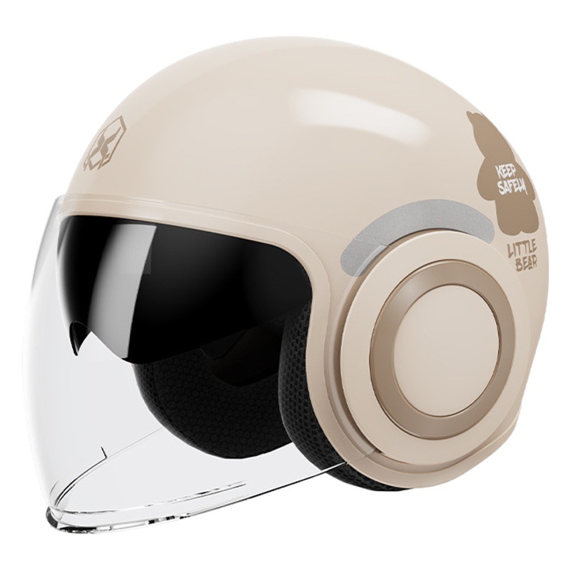 A2 nueva norma nacional 3C certificado casco de motocicleta eléctrica hombres y mujeres invierno cálido lindo cuatro estaciones universal casco de seguridad