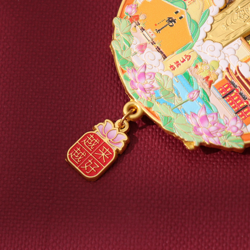 普陀山金属冰箱贴各大景区旅游纪念品 旅游城市留念小礼品|undefined