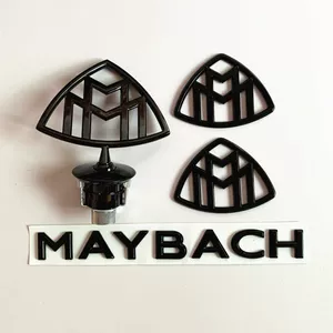 Mercedes-Benz Maybach emblemi, S-Class S400 S450 S480 GLS, E-Class Maybach qara