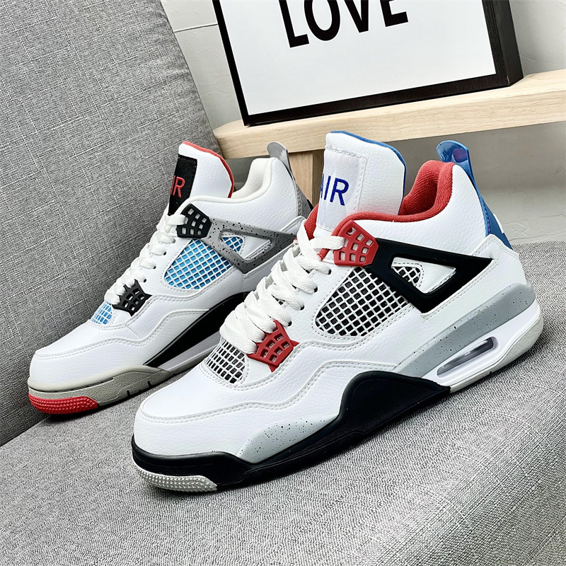 AJ4 빨간색과 파란색 원앙