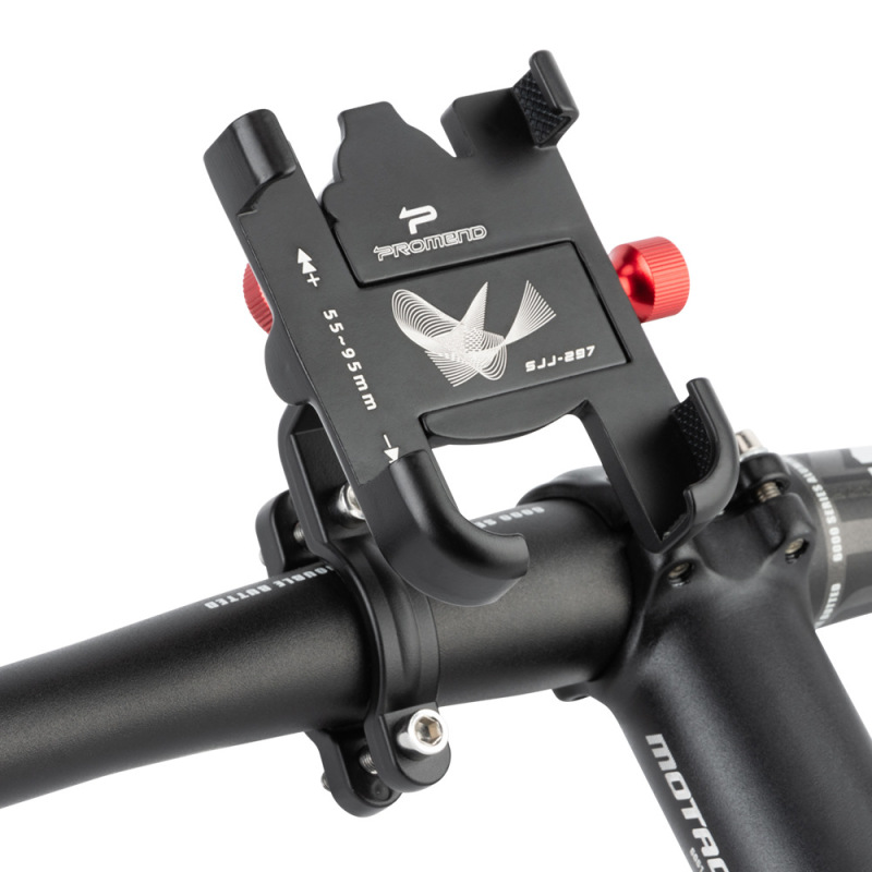 自転車用スマホホルダー アルミ合金製 回転式 前後調整可能 電動自転車用スマホホルダー 卸売 自転車アクセサリー|undefined