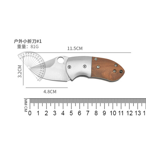 Mini Outdoor Small Knife Camping Folding Knife Stainless Steel Fruit Knife Portable EDC Small Folding Knife Unboxing Express Knife