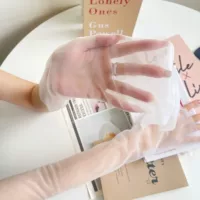 Amazon, трансграничный новый продукт, прозрачный сетчатый консилер, солнцезащитный крем, рукава для рук, весенне-летний новый продукт, прозрачные сексуальные длинные перчатки для женщин