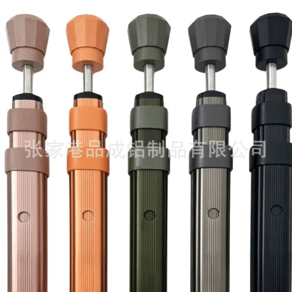 Korean Best-Selling Square Canopy Pole Telescopic Tent Support Foyer Pole Aluminum Alloy Camp Column 2.2- 2.8m Adjustable