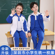 深圳小学生校服班服冬装外套加厚冬裤衣运动套装长袖男女生运动服
